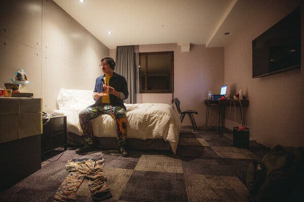 Pete Lee, a San Francisco-based filmmaker, directed a shoot in Austin, Texas, over Zoom at 4 a.m. one morning while in quarantine at the Roaders Hotel in Taipei, Taiwan.