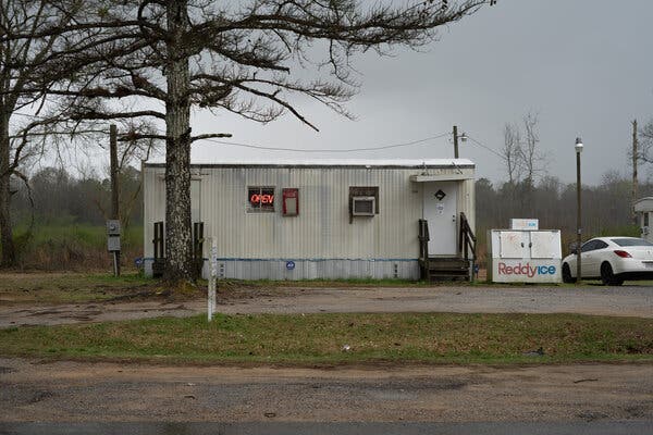 The General Store, run by Ms. Oliver, a retired bookkeeper. The store serves as a logistics hub for people seeking to get vaccinated but unsure of how to do so.