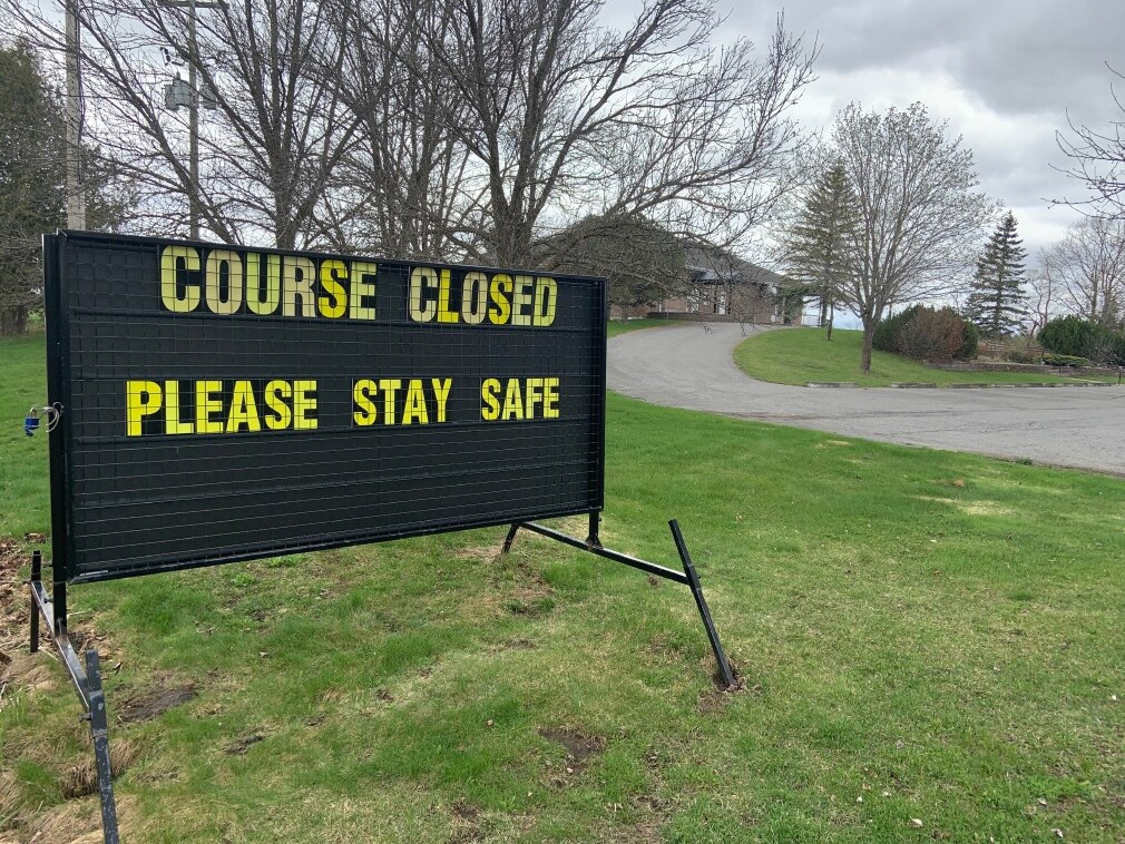 Stittsville Golf Club, one of hundreds of Ontario golf facilities closed by provincial order.